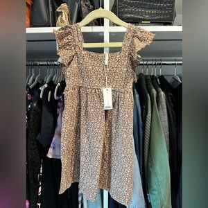 NWT Rylee + Cru OEKO-Tex Cotton floral dress size 6-7y.